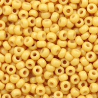 Miyuki seed beads 8/0 - Duracoat opaque banana 8-4452